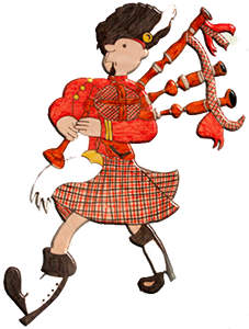 Highland Mascot